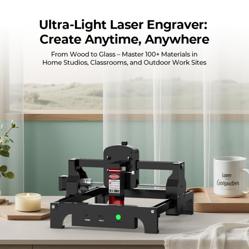 Leatherwork Machine - Laser Engraver 6W/3.5W/2.5W Woodworking Work Tool