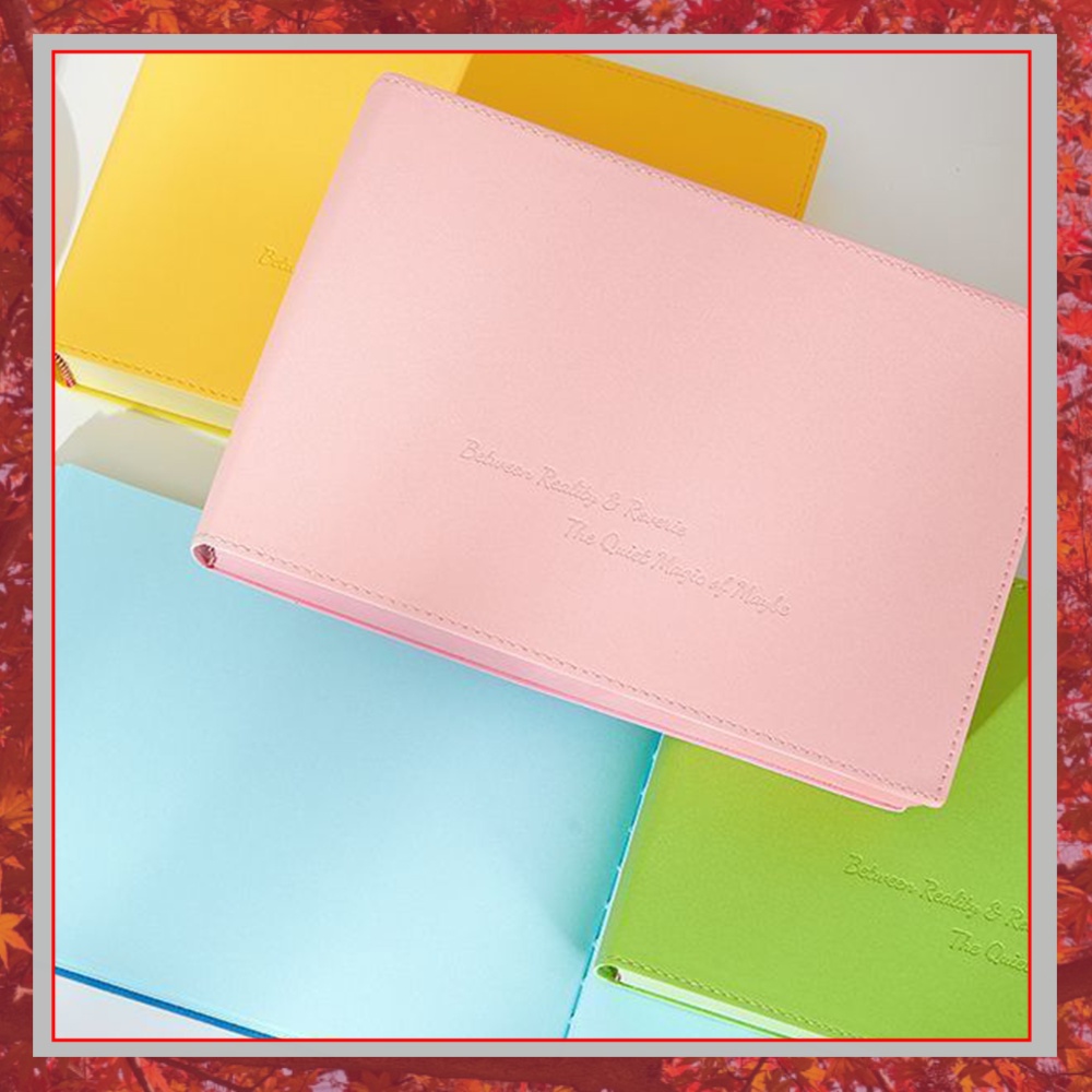 Leather Work Diary Covers - Thickened Color Brick Notebook with 720