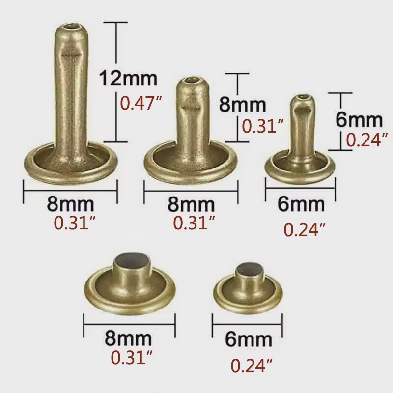 Metal Double Cap Rivets Studs  - đánh giá và giá Rivet Setter Tool
