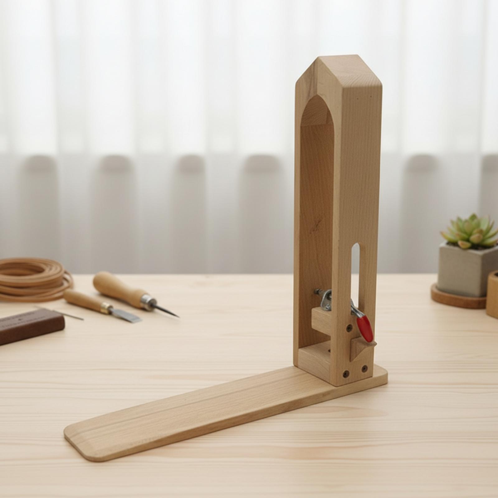 Beechwood Leather Sewing Clamp - đánh giá và giá Leatherwork Hand Press