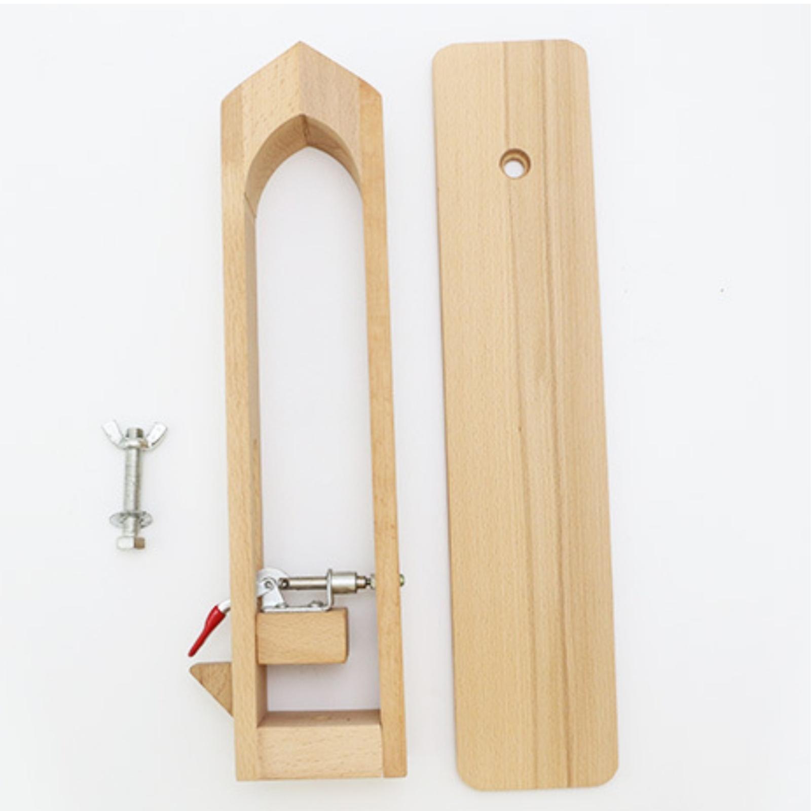 Beechwood Leather Sewing Clamp - đánh giá và giá Leatherwork Hand Press